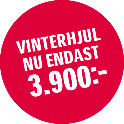 Vinterhjul nu endast från 3.900 kr